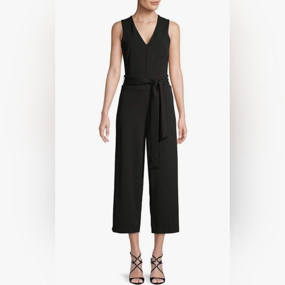 NWT Rachel Roy Freya Waist-Tie Cross Back Jumpsuit. Size 1X